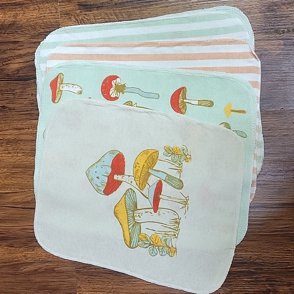 Washable cloth paper towels 9 total in set